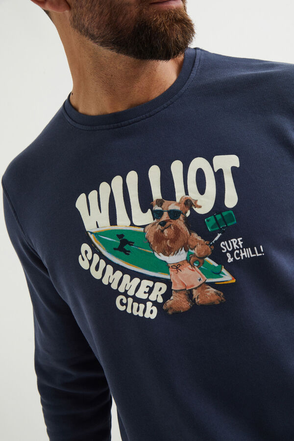 Williot Mr. Williot Surfer Sweatshirt Navy