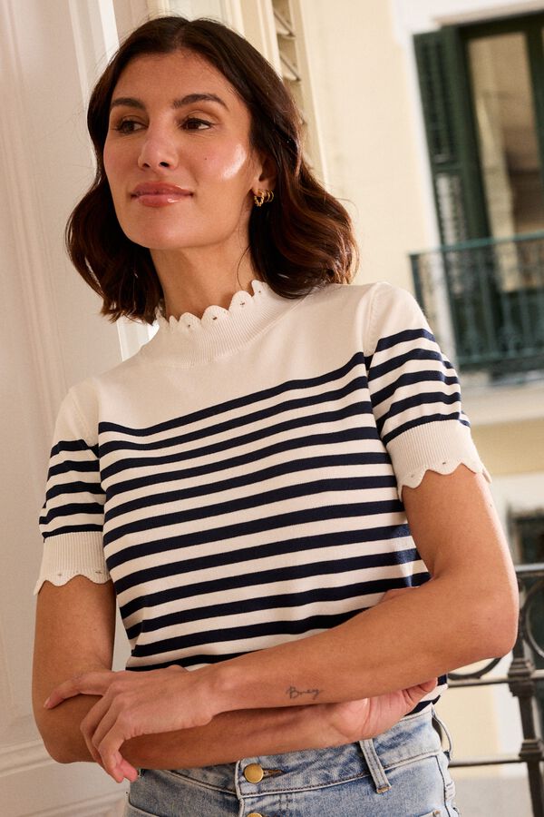 Pol&iacute;n Et Moi Cindy knit jumper Printed white