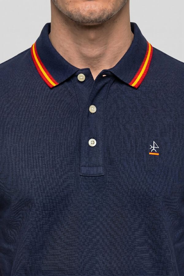 Valecuatro Polo logo cl&aacute;ssico Espanha Azul