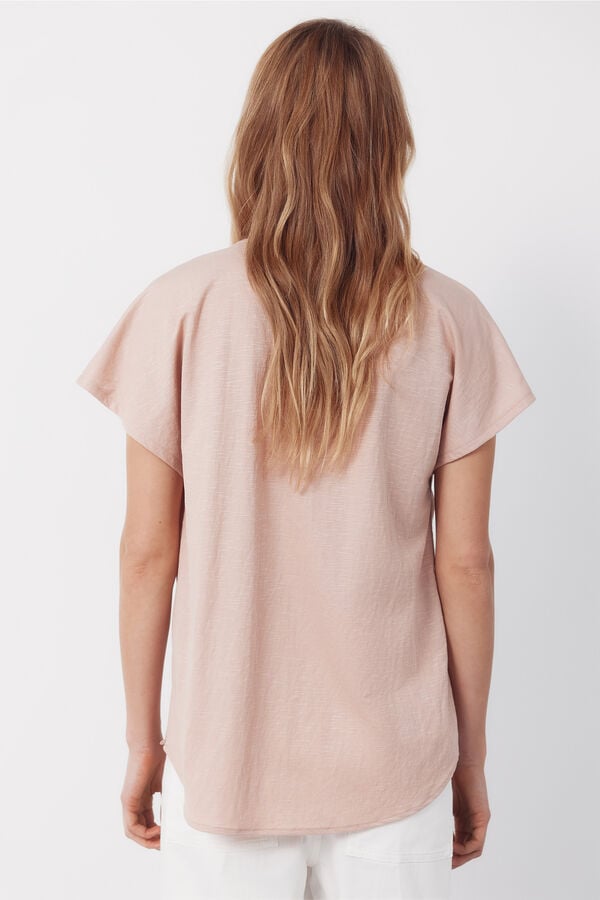Cortefiel Comfortable blouse Pink