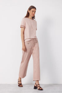 Cortefiel Hemstitch detail t-shirt