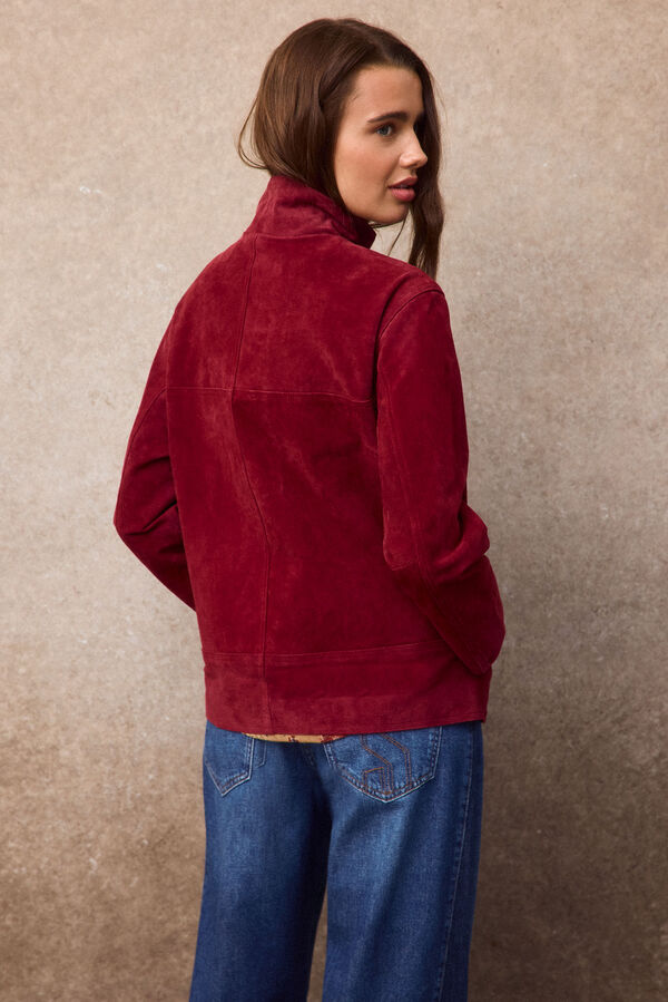 Slowlove Leather jacket Orange