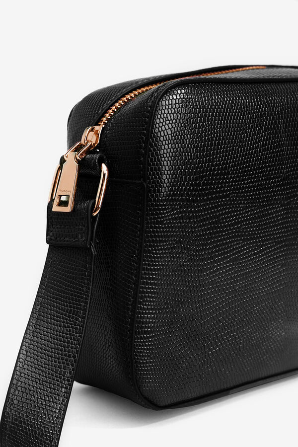 Vilanova Mala a tiracolo efeito cobra Preto