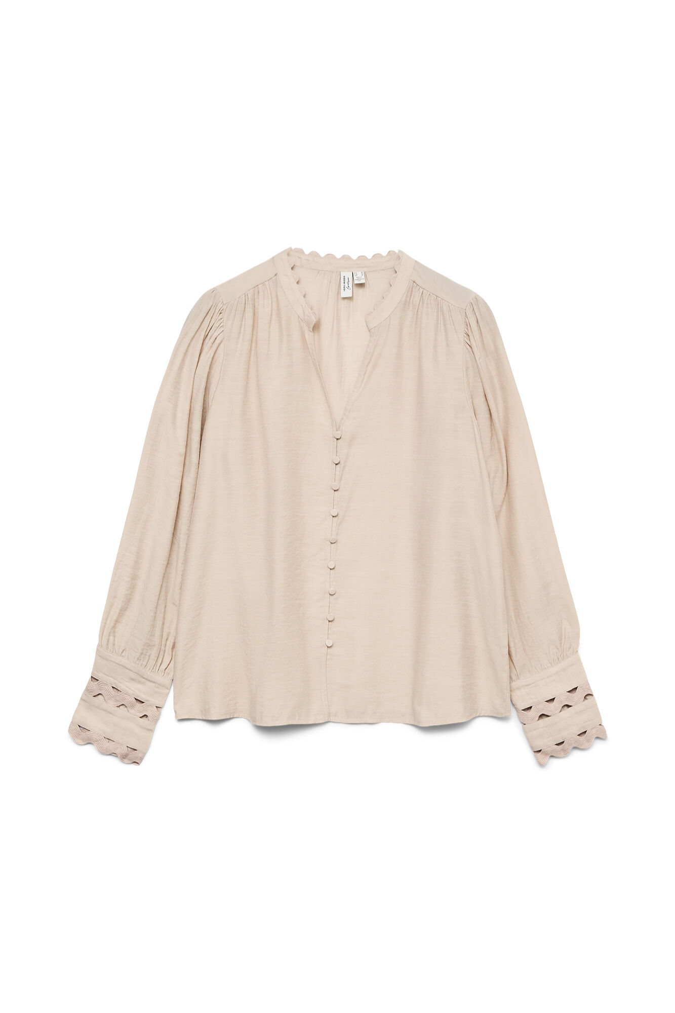 Vero Moda Camisa manga comprida detalhes vazados