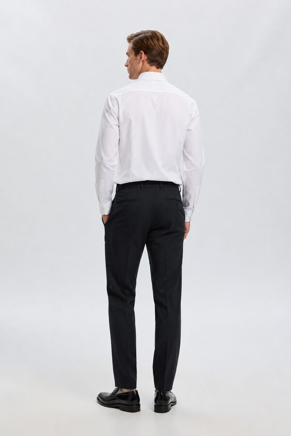 Selected Cal&ccedil;a formal Slim Fit Preto
