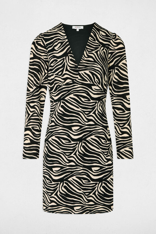 Morgan Vestido curto justo Multicolorido