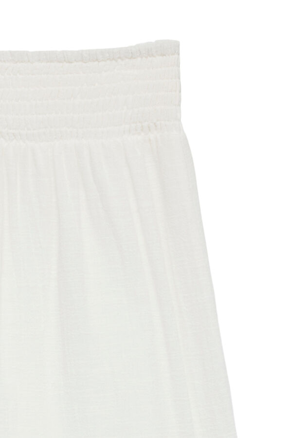 Vero Moda Saia comprida com folhos Branco