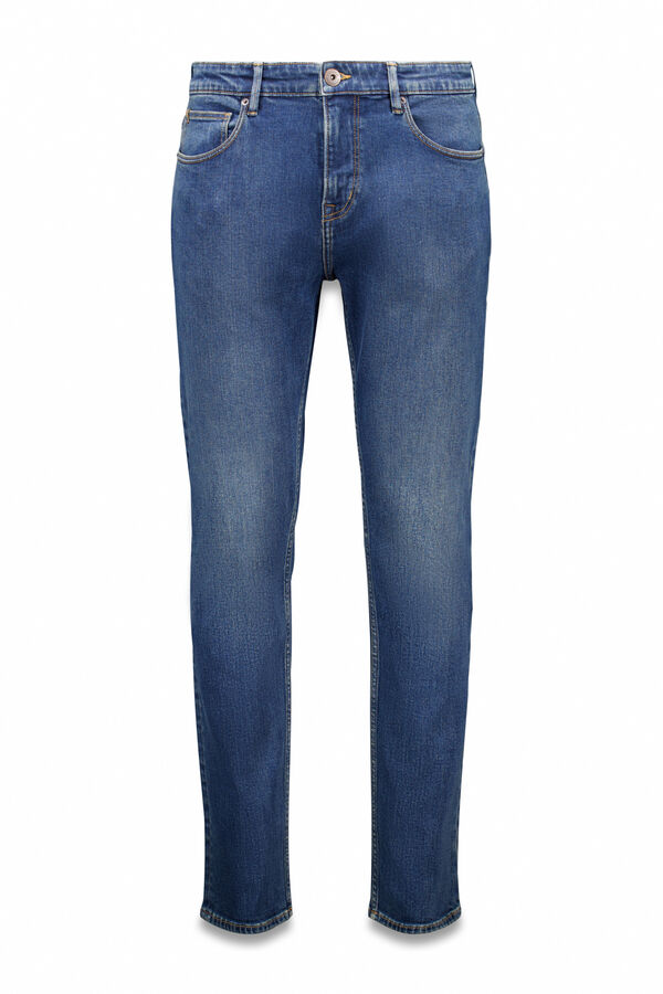 Cortefiel Slim fit jeans Blue