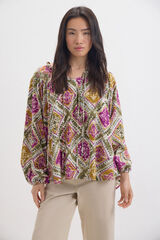 Cortefiel Printed blouse  Multicolour