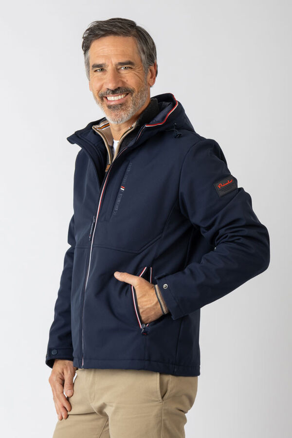 Privata Casaco softshell com capuz Azul