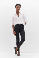 Cortefiel Pantalones Sensational Color Negro