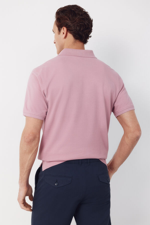 Cortefiel Piqu&eacute; basic polo shirt Pink