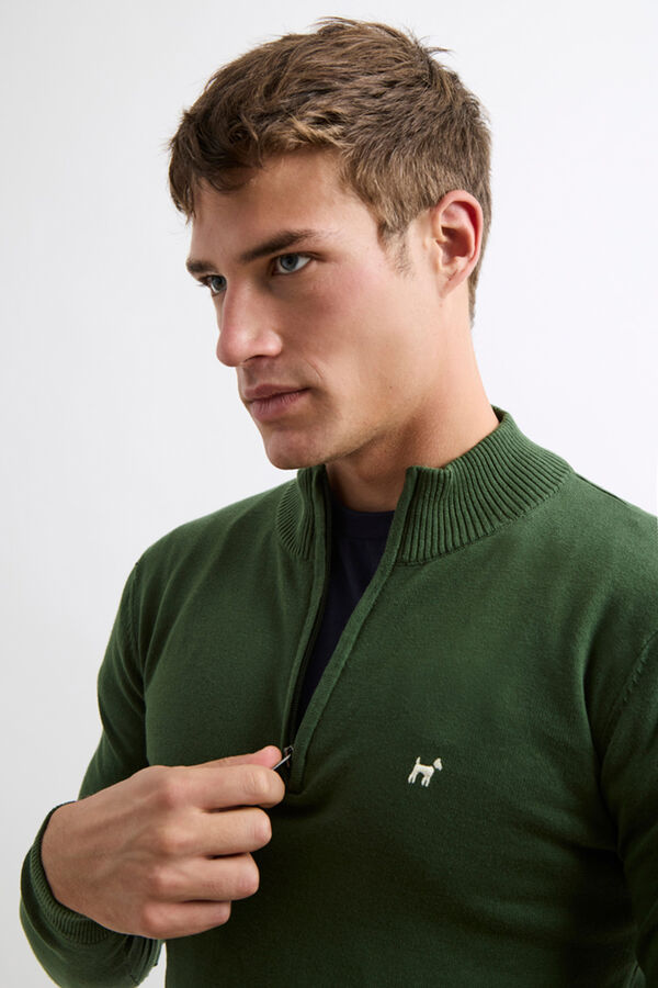 Williot Camisola Meia Fecho-Éclair Verde