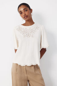 Cortefiel Embroidered t-shirt