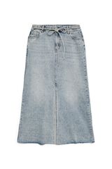 Vero Moda Denim long skirt Blue