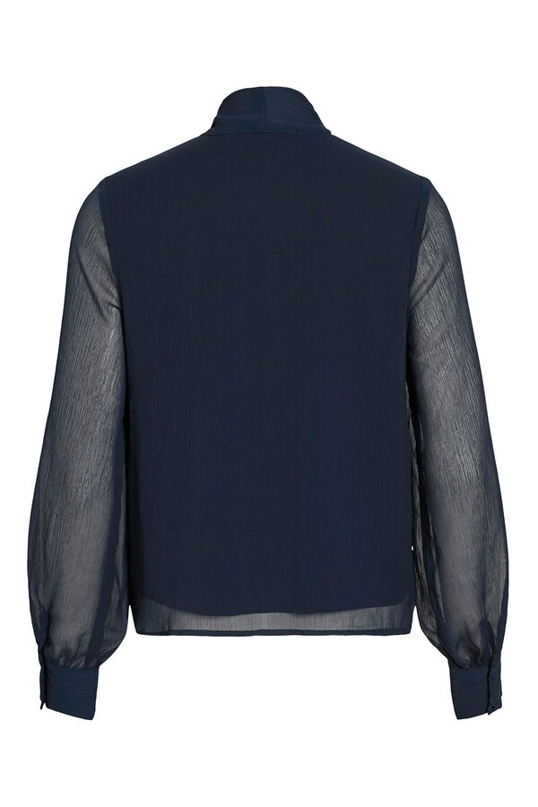Vila Blusa de manga comprida Azul