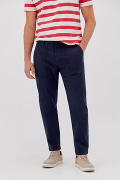 Cortefiel Utility trousers Navy