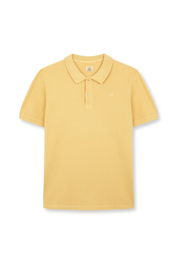 OOTO Piqu&eacute; basic polo shirt Gold