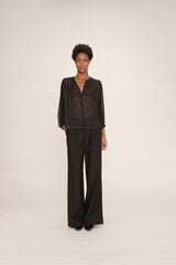 Grace & Mila Lurex blouse  Black