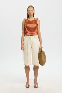 Selected Top de punto sin mangas