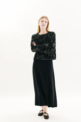 Caroll Camisola detalhes Cinzento