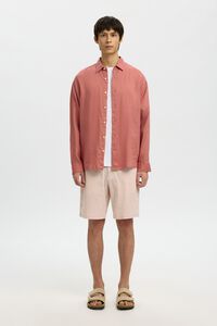 Selected Camisa de manga larga lino