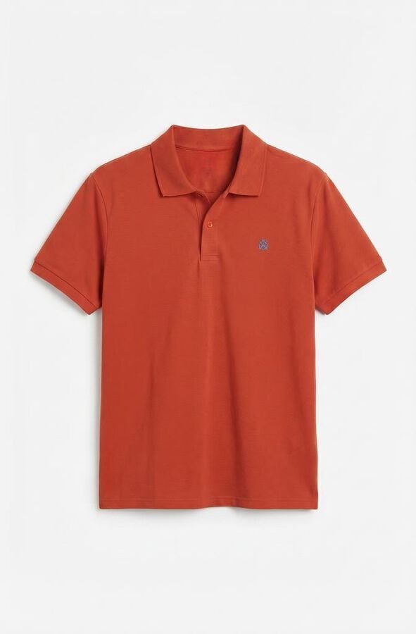 Cortefiel Piqu&eacute; basic polo shirt Green