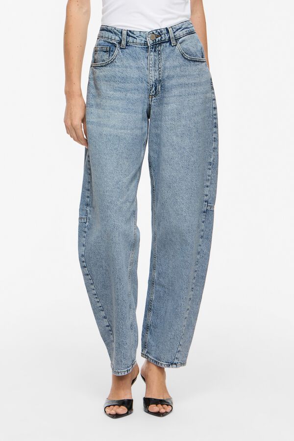 Vila Jeans barrel fit Azul