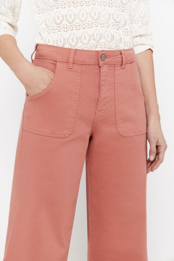 Cortefiel Sailor cargo trousers Pink