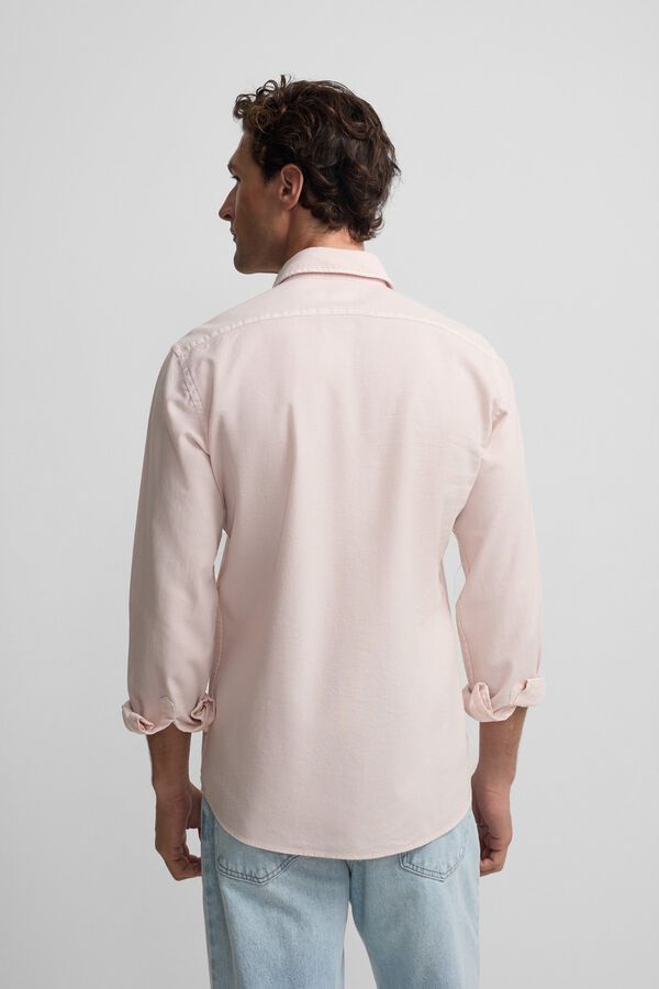 Silbon Sport structured logo shirt Coral