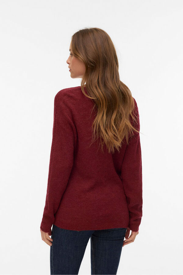 Vero Moda Camisola básica de malha Granada