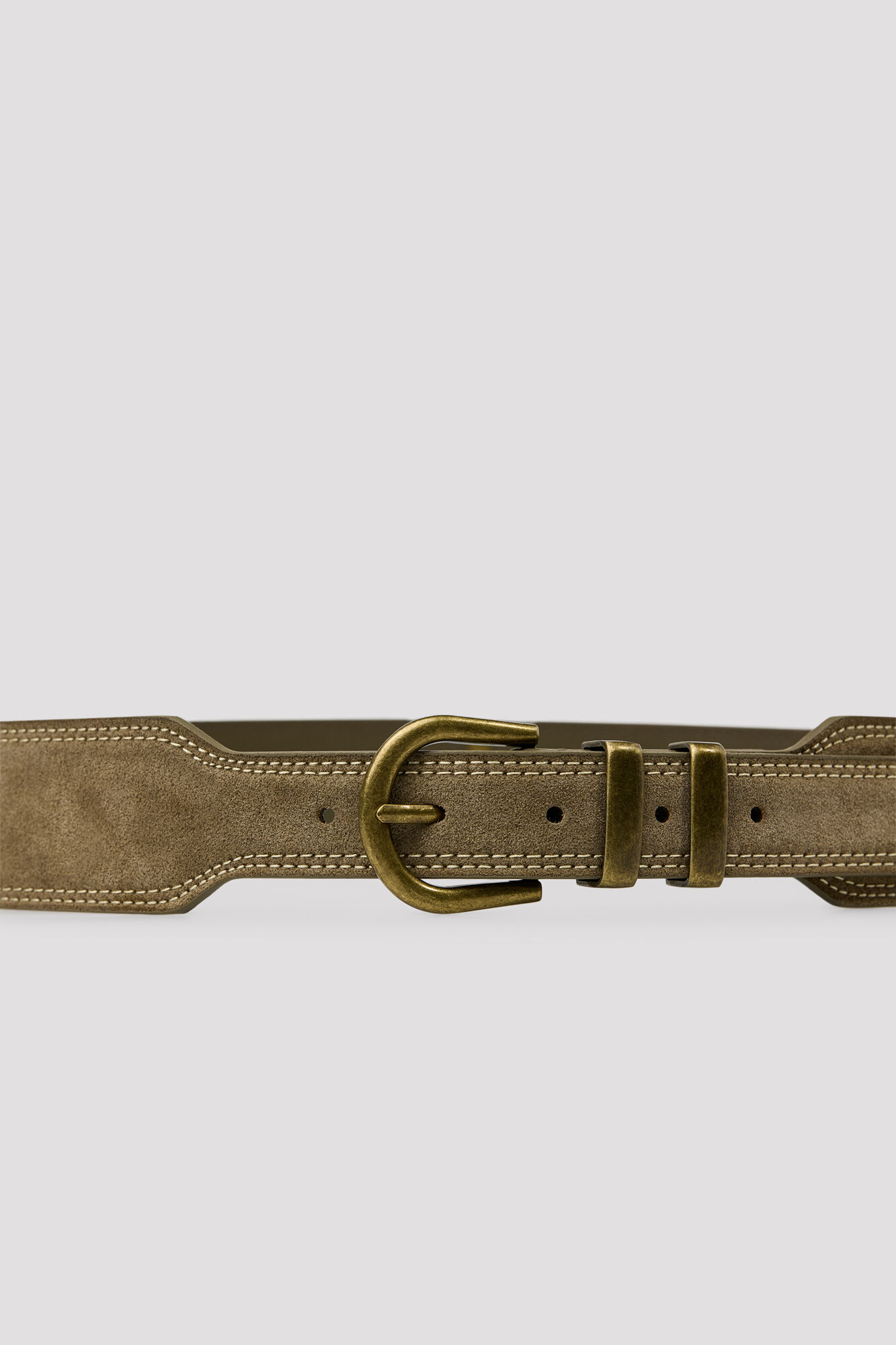 Cortefiel Cowboy belt Beige