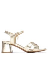 XTI Scarpin com pe&ccedil;a decorativa Dourado