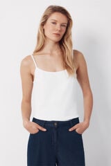 Cortefiel Al&ccedil;as b&aacute;sica Branco