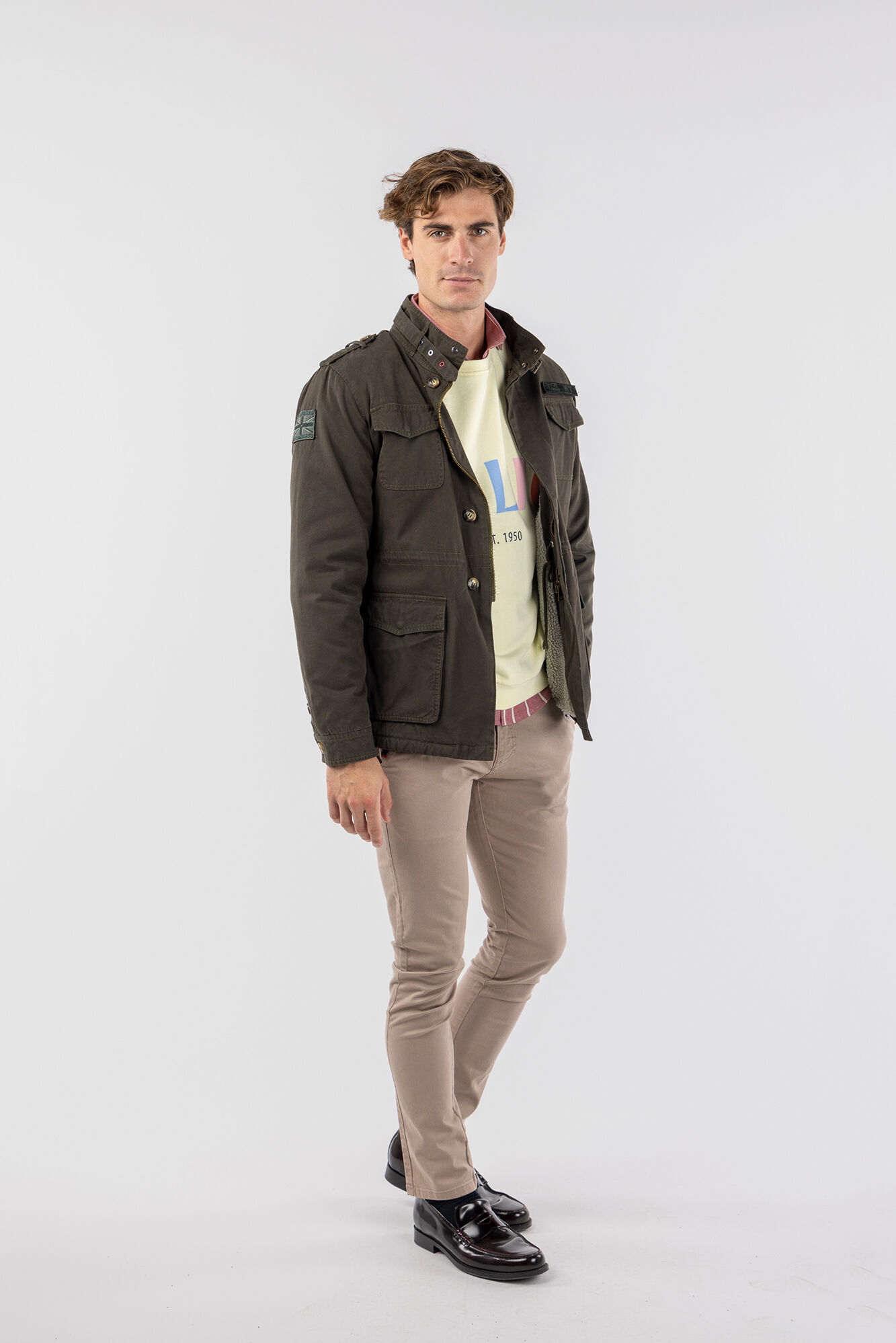 Williot Jaqueta saariana com manchas