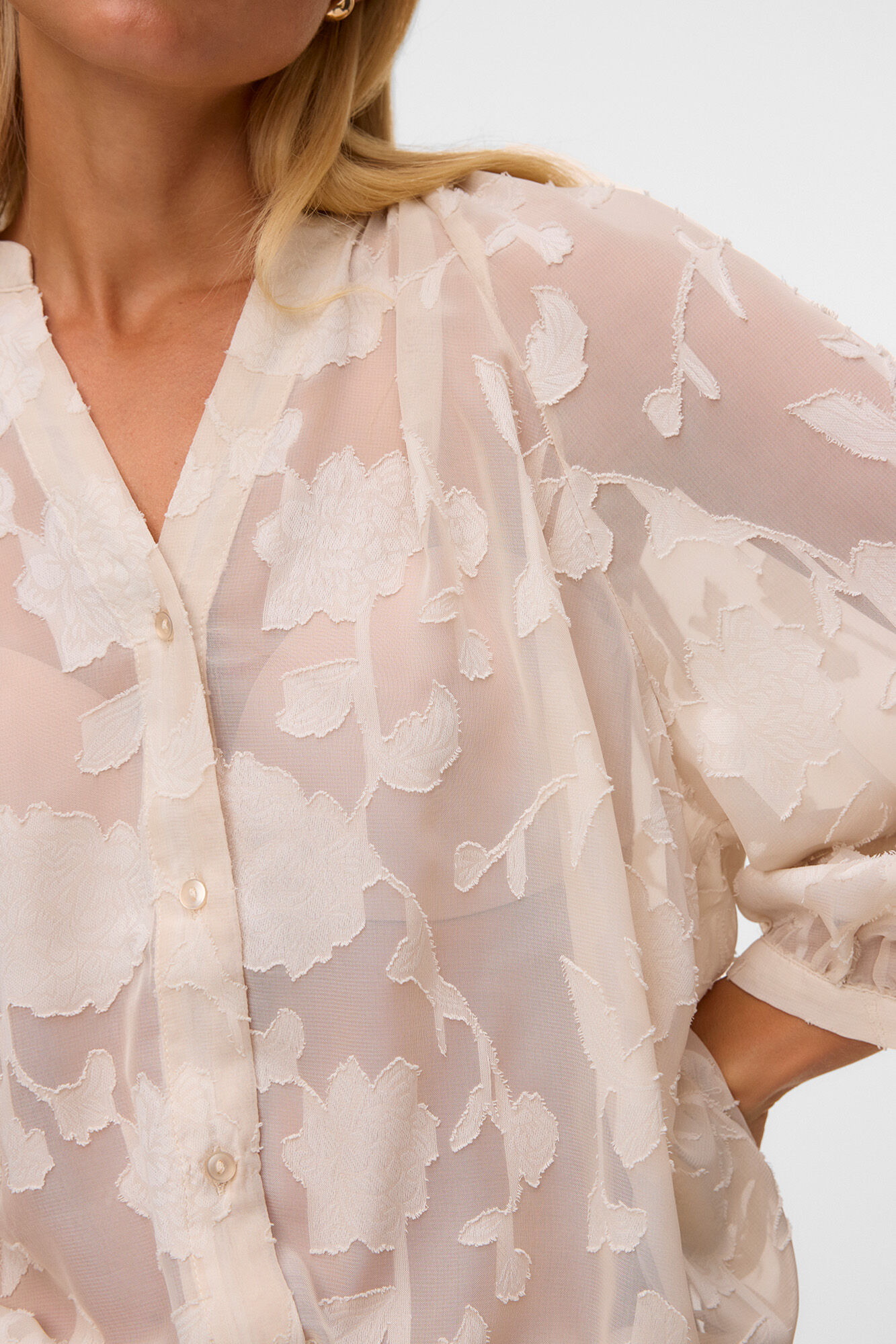 Vero Moda Blusa em tule