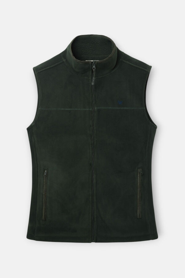 Silbon Colete de polar cl&aacute;ssico Verde