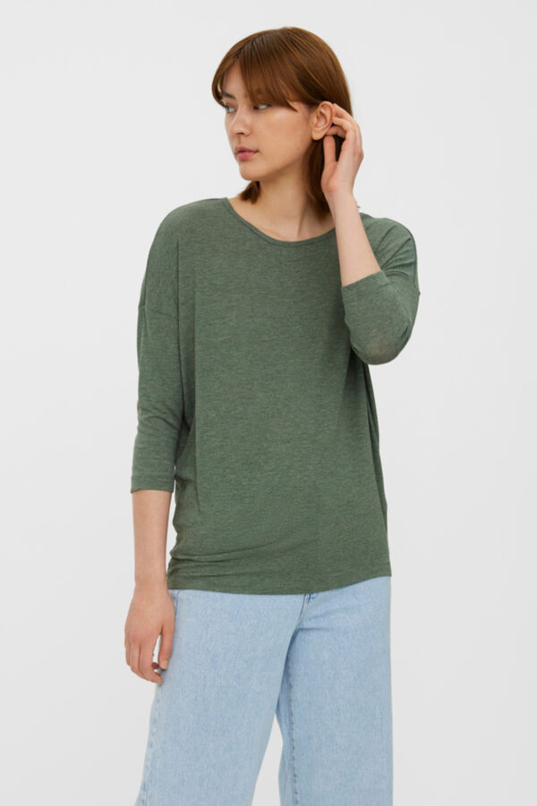 Cortefiel Jersey-knit T-shirt Green