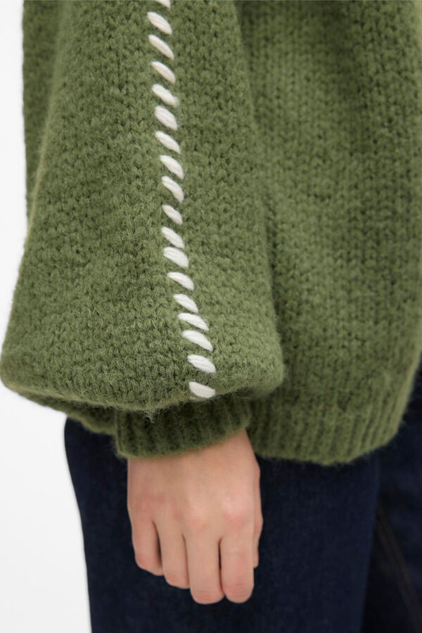 Vero Moda Jersey-knit cardigan  Dark green