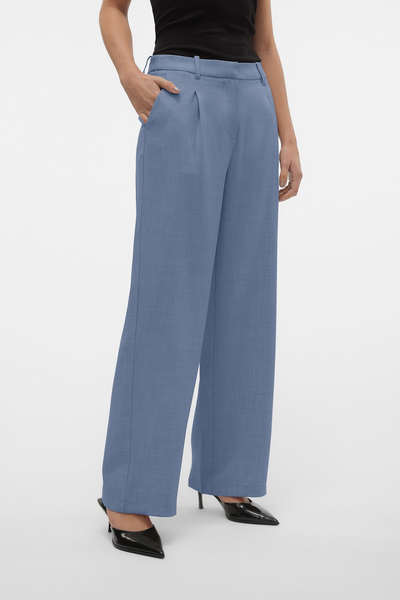 Vero Moda Pantal&oacute;n wide leg de vestir
