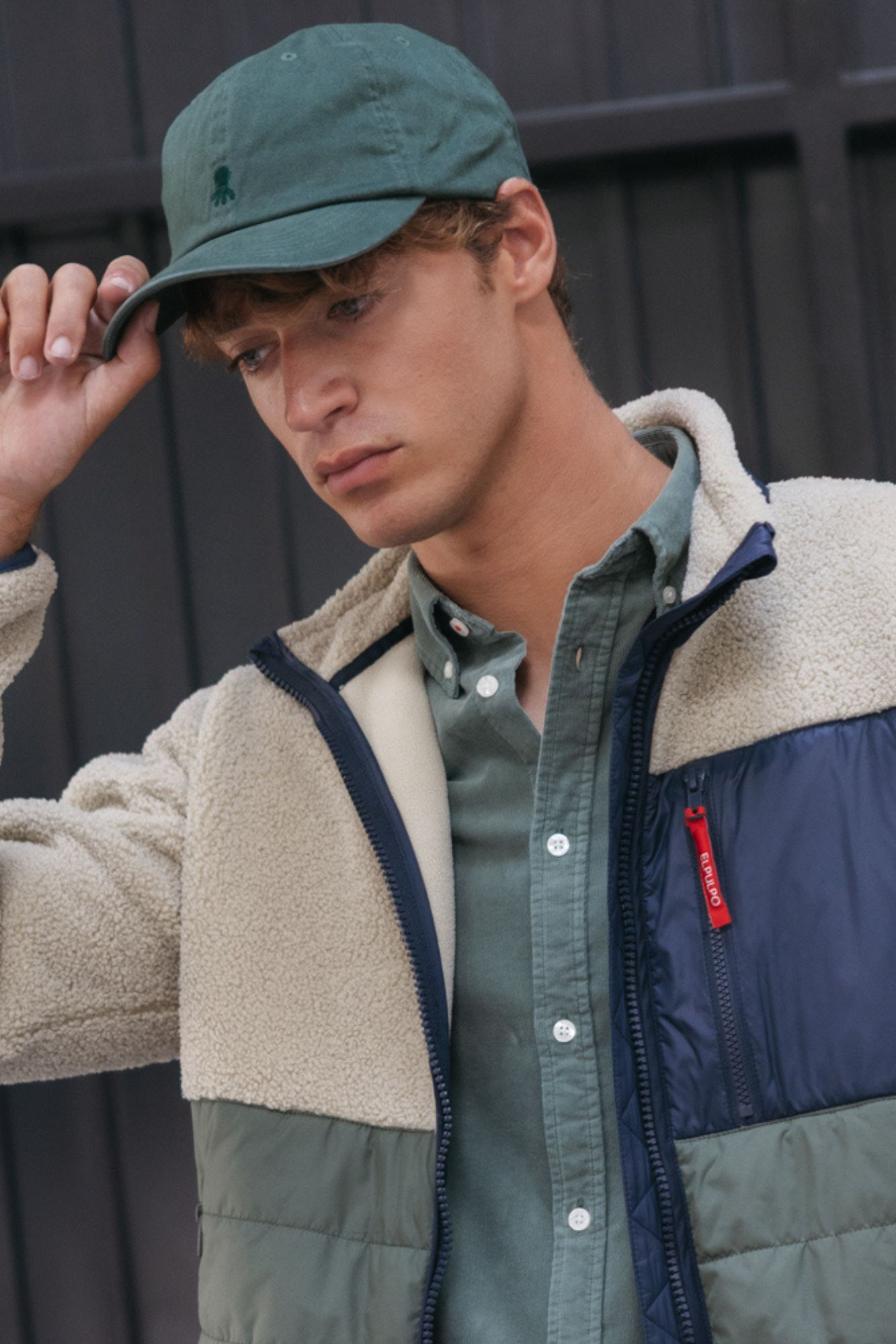 elPulpo Gorra lavada bordado