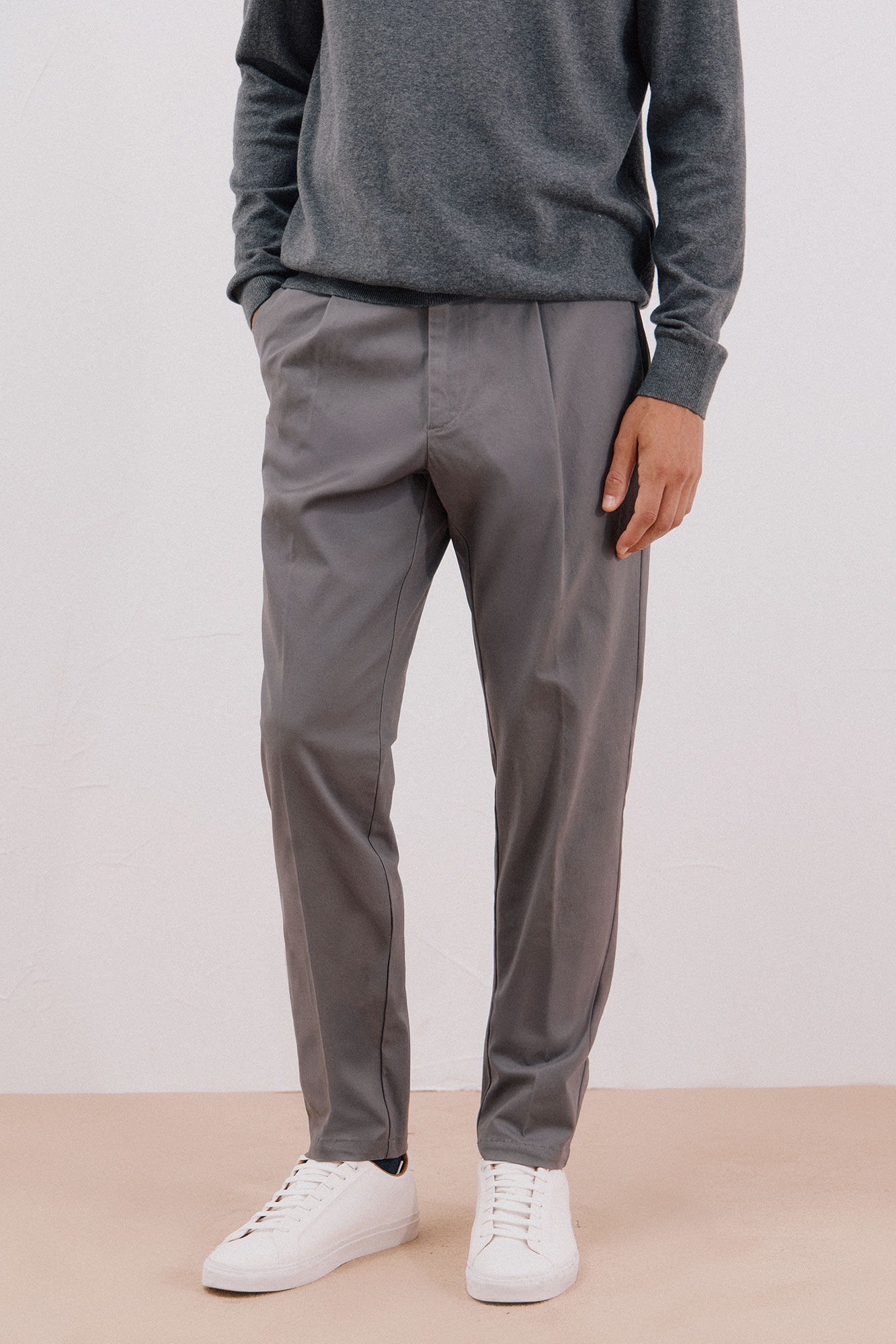 Cortefiel Tapered fit comfort chinos pants
