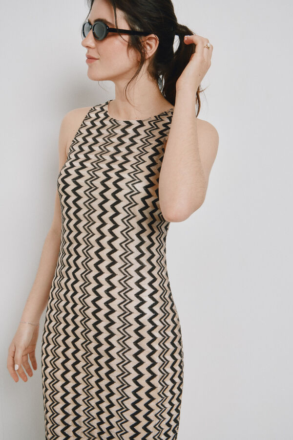 Vero Moda Vestido comprido sem mangas Preto