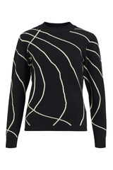 Object Camisola animal print Preto