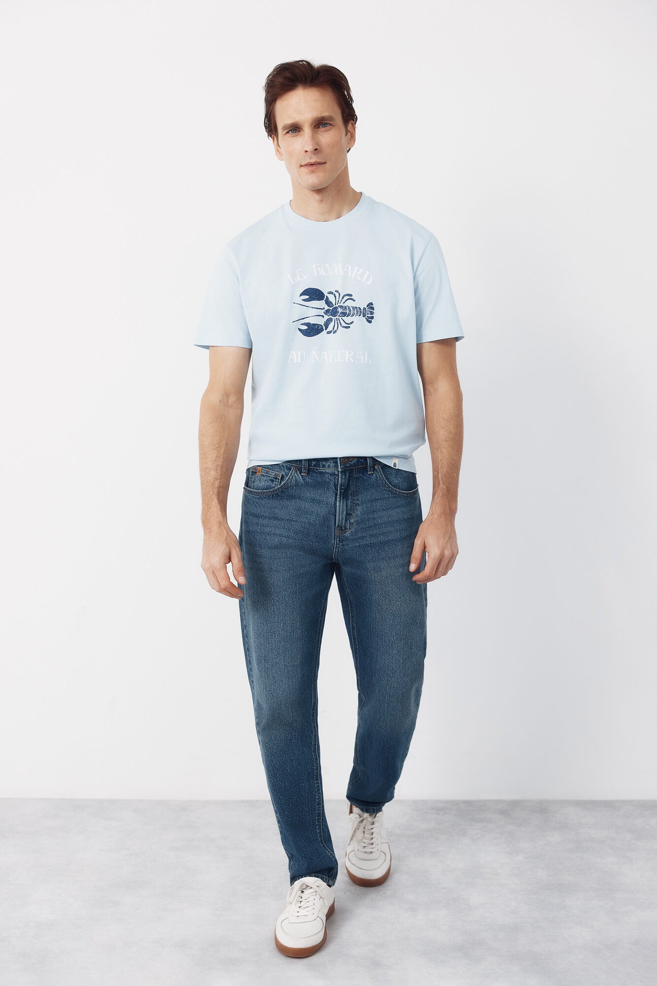 Cortefiel Lobster graphic T-shirt