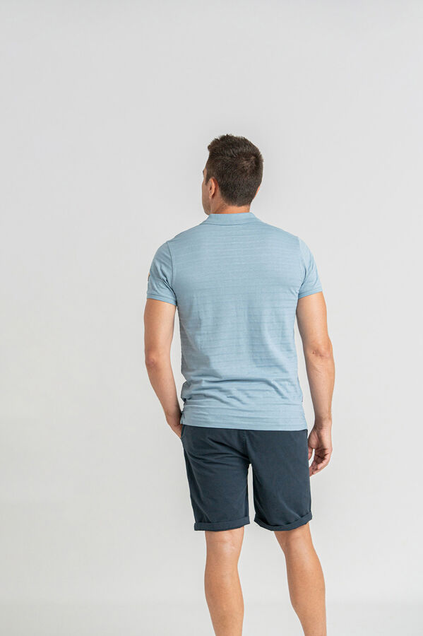 Privata 100% cotton short sleeve Blue