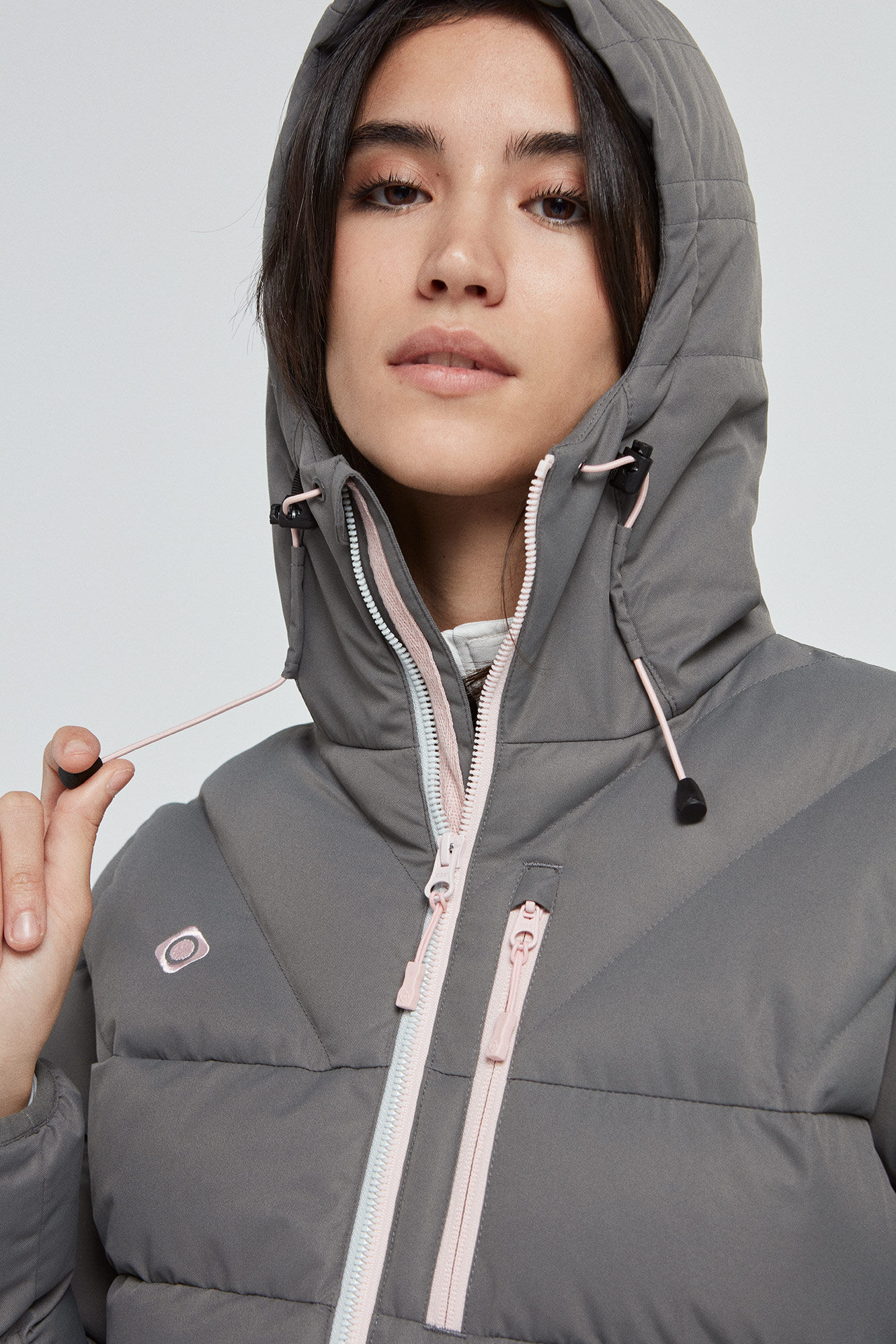 Anorak gris femme online