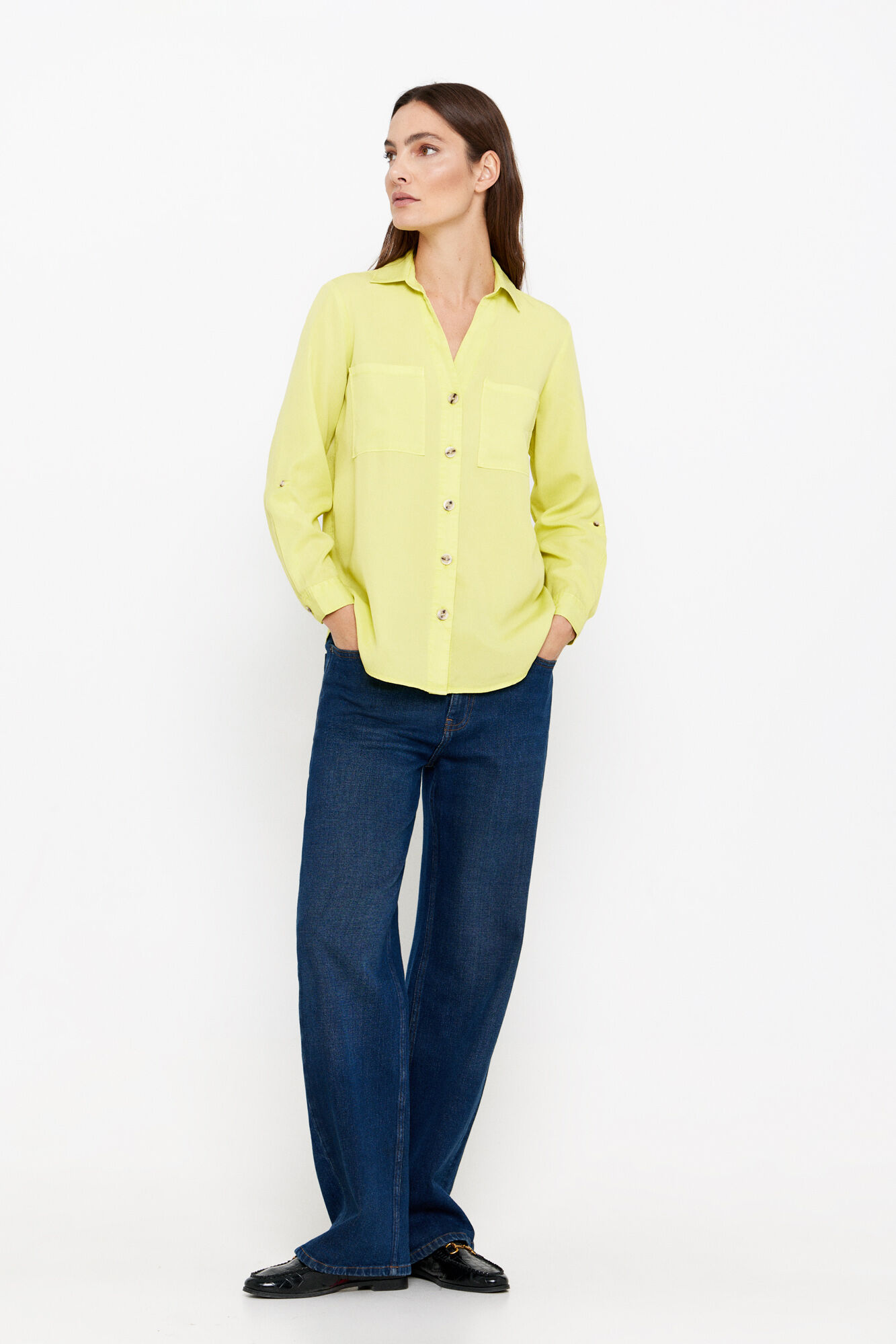 Cortefiel camisa online vaquera mujer