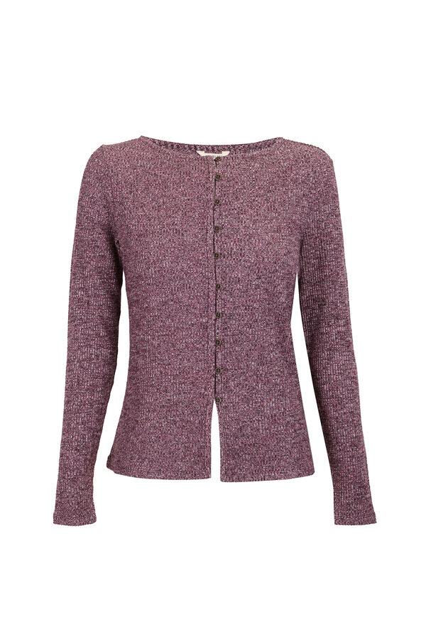 Slowlove Cardigan mesclado Roxo