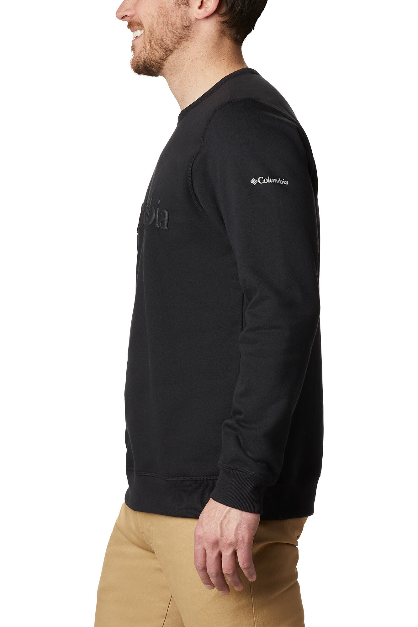 Round neck jumper with Columbia logo™ for men | Men's